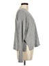 Double Zero Metallic Gray Pullover Sweater Size M - photo 4