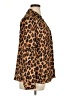 Dana Buchman 100% Polyester Animal Print Brown Long Sleeve Blouse Size XL - photo 4