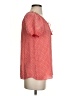 Joie 100% Silk Red Short Sleeve Silk Top Size XS - photo 4