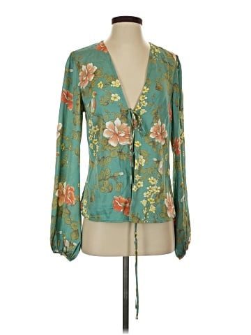 Majorelle Long Sleeve Blouse (view 1)