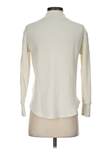 Madewell Mockneck Waffle Sweatshirt Tee (view 2)