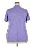 Reebok 100% Polyester Purple Short Sleeve Top Size 1X - photo 2