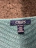 Chaps Chevron-herringbone Teal Pullover Sweater Size XL - photo 7