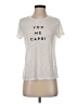 Milly Ivory Short Sleeve T-Shirt Size S - photo 1