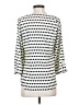 Brixon Ivy 100% Polyester Polka Dots Ivory 3/4 Sleeve Blouse Size S - photo 2