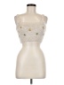 Zara Ivory Sleeveless Top Size M - photo 1
