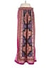 Rose + Olive 100% Polyester Paisley Pink Casual Pants Size S - photo 2