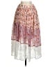 LAIA 100% Polyester Paisley Pink Casual Skirt Size S - photo 1
