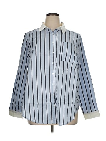Torrid Long Sleeve Button-Down Shirt (view 1)