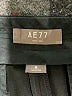 AE77 Solid Black Casual Pants Size 8 - photo 7