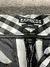 Express Checkered-gingham Black Casual Pants Size 00 - photo 7