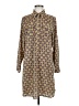 uncle frank 100% Polyester Brown Casual Dress Size M - photo 1
