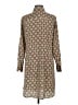 uncle frank 100% Polyester Brown Casual Dress Size M - photo 2