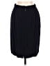 Unbranded 100% Acetate Stripes Black Formal Skirt Size 6 - photo 1