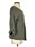 She + Sky Metallic Green Pullover Sweater Size S - photo 4