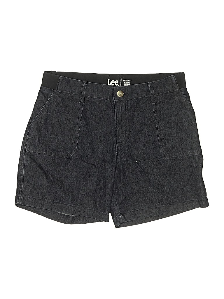 Pre-owned Lee Denim Shorts In Black