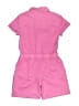 Lands' End 100% Cotton Solid Pink Romper Size 14 - photo 2