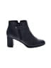 Clarks 100% Leather Black Ankle Boots Size 9 1/2 - photo 1