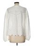 LoveShackFancy 100% Viscose Ivory Long Sleeve Blouse Size L - photo 2