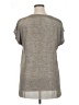 Dantelle Metallic Silver Short Sleeve T-Shirt Size XL - photo 2