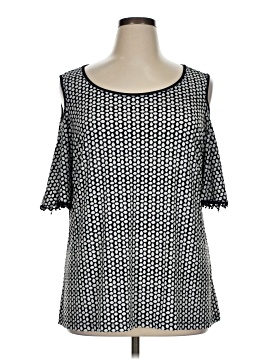 Susan Graver 3/4 Sleeve Blouse (view 1)