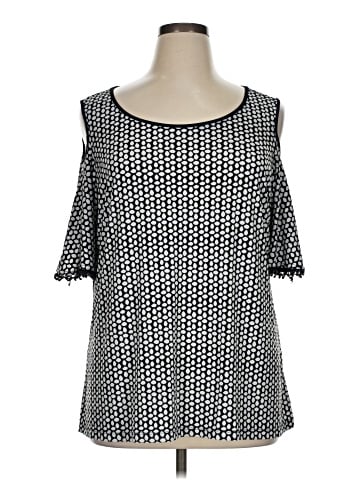 Susan Graver 3/4 Sleeve Blouse (view 1)