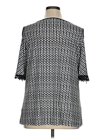 Susan Graver 3/4 Sleeve Blouse (view 2)