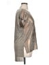 Dantelle Metallic Silver Short Sleeve T-Shirt Size XL - photo 4