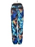 Bebe Print Blue Casual Pants Size XS - photo 2