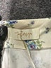Petersyn 100% Cotton Floral Ivory Shorts Size M - photo 3