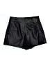 Zara Metallic Black Shorts Size L - photo 1