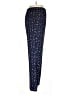 Pink Rose Stars Blue Casual Pants Size L - photo 4