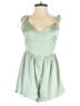 More To Come 100% Polyester Solid Green Romper Size S - photo 1