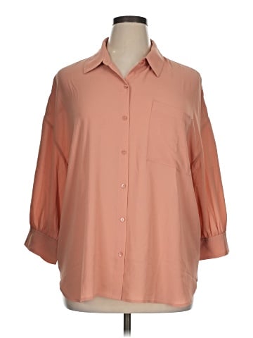 NYDJ 3/4 Sleeve Button-Down Shirt (view 1)
