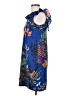 J.Crew 100% Polyester Tropical Blue Casual Dress Size 0 - photo 5