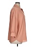NYDJ 100% Recycled Polyester Orange 3/4 Sleeve Button-Down Shirt Size XL - photo 4