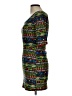 Assorted Brands Print Green Casual Dress Size L - photo 5