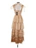 Lulus 100% Polyester Tan Cocktail Dress Size S - photo 2