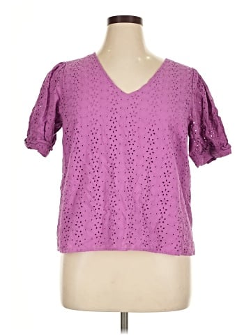 Draper James Short Sleeve Blouse (view 1)