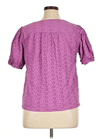 Draper James Short Sleeve Blouse (view 2)