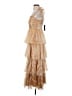 Lulus 100% Polyester Tan Cocktail Dress Size S - photo 5
