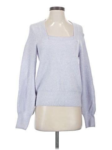 Madewell Melwood Square-Neck Pullover Sweater in Coziest Yarn (view 1)