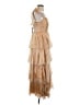 Lulus 100% Polyester Tan Cocktail Dress Size S - photo 4