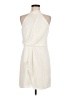 Halston 100% Polyester Solid Ivory Cocktail Dress Size 6 - photo 1