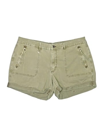 White House Black Market Khaki Shorts (view 1)