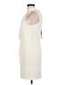 Halston 100% Polyester Solid Ivory Cocktail Dress Size 6 - photo 5