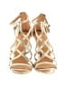 Badgley Mischka Gold Wedges Size 5 - photo 2