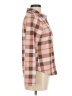 No Comment Plaid Brown Long Sleeve Blouse Size M - photo 4