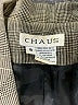 Chaus 100% Rayon Plaid Gray Blazer Size 8 - photo 6
