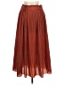Assorted Brands 100% Polyester Solid Burgundy Casual Skirt Size M - photo 2